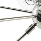 Lampadario INK+IVY Paige a 12 luci con lampadine a globo oversize