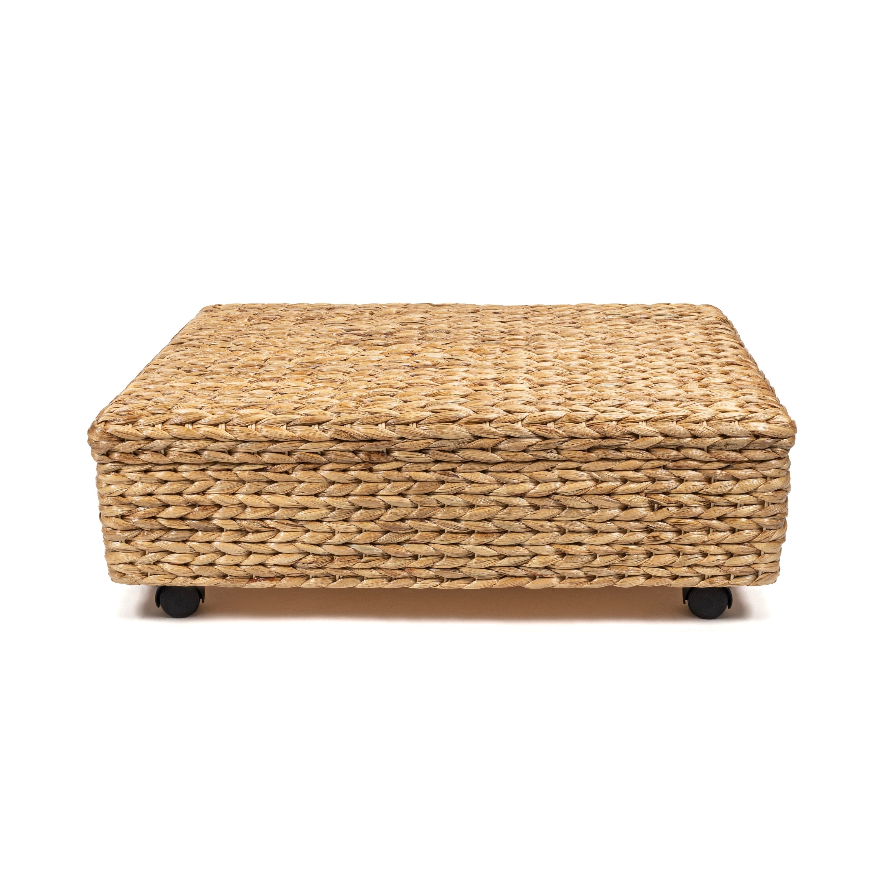 Contenitore portaoggetti sottoletto in giacinto/legno happimess con ruote e maniglie
