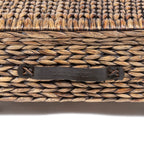Contenitore portaoggetti sottoletto in giacinto/legno happimess con ruote e maniglie