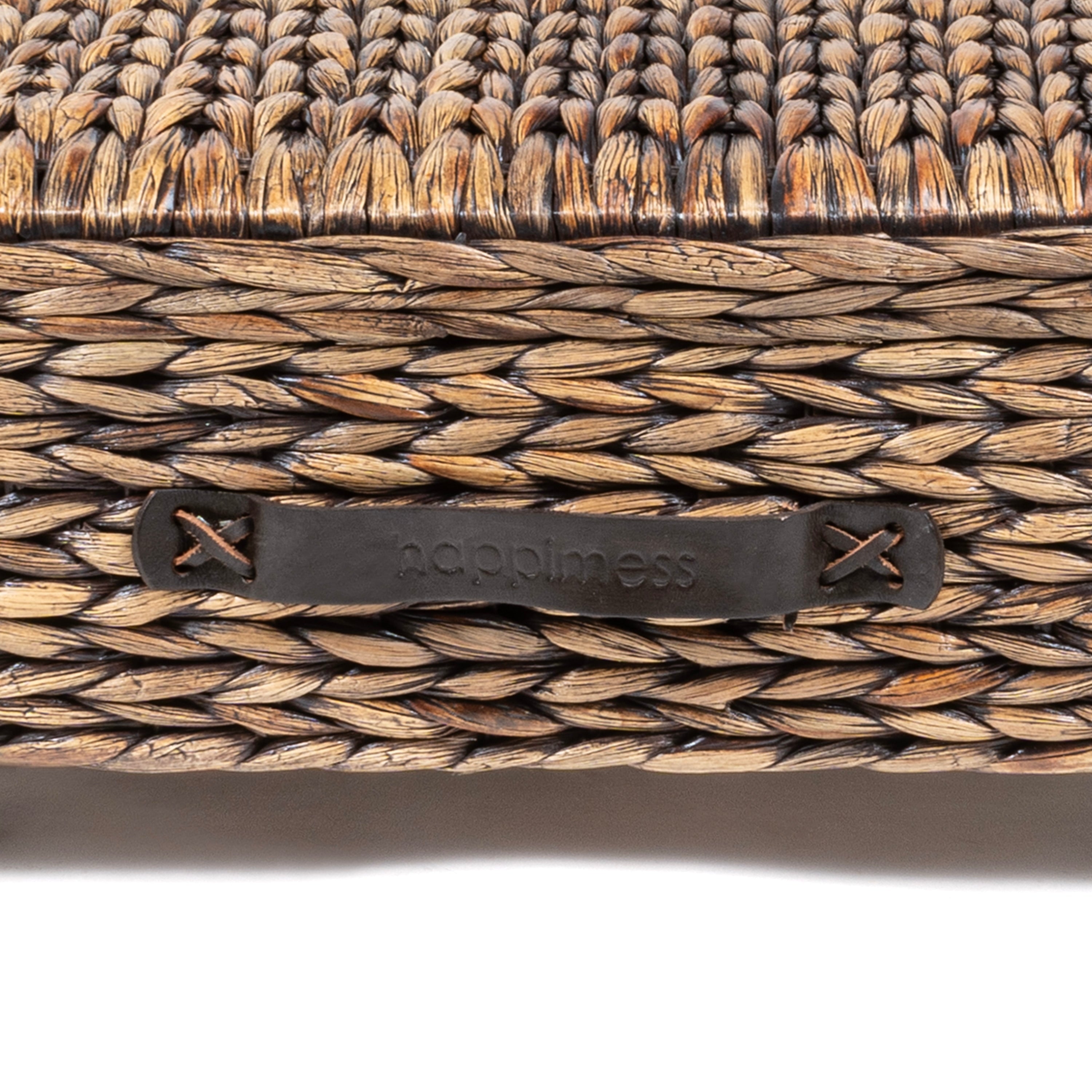 Contenitore portaoggetti sottoletto in giacinto/legno happimess con ruote e maniglie
