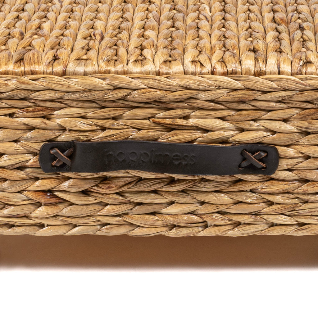 Contenitore portaoggetti sottoletto in giacinto/legno happimess con ruote e maniglie
