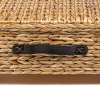 Contenitore portaoggetti sottoletto in giacinto/legno happimess con ruote e maniglie