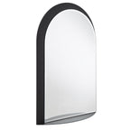 Specchio da parete ad arco in metallo Concord con mensola di iNSPIRE Q Bold