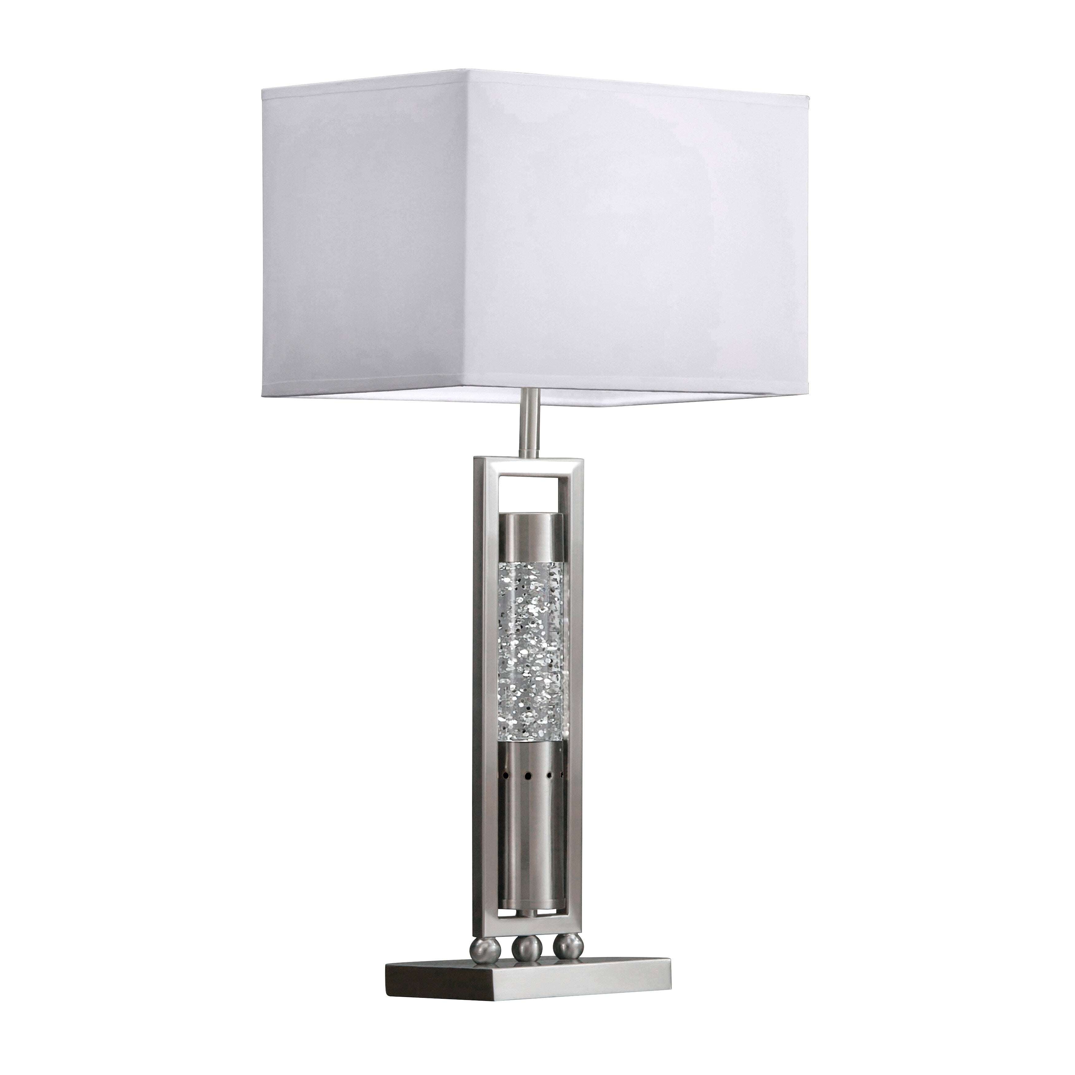 Lampada da tavolo con paralume rettangolare Conover