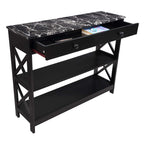 Convenience Concepts Oxford Tavolo consolle con 1 cassetto e ripiani