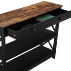 Convenience Concepts Oxford Tavolo consolle con 1 cassetto e ripiani