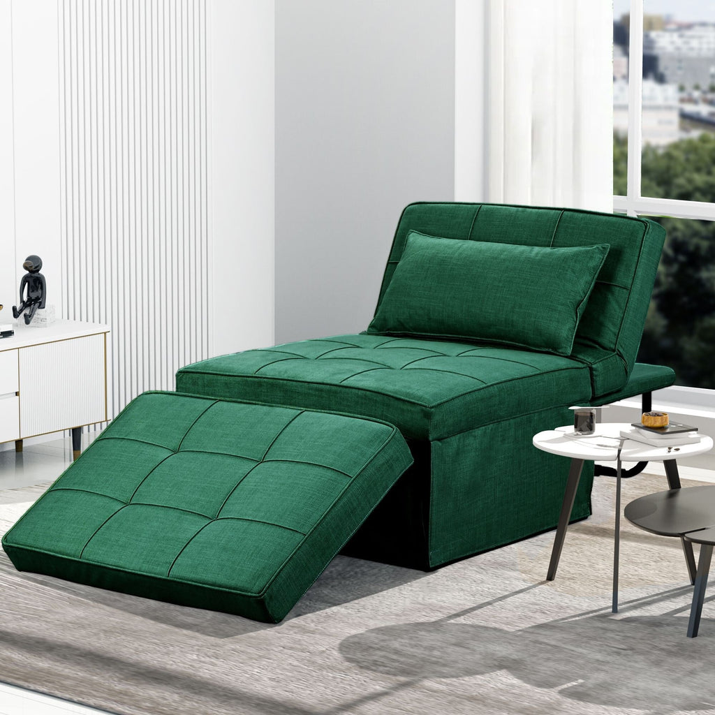 Divano letto trasformabile, poltrona, pouf pieghevole, poltrone reclinabili per soggiorno