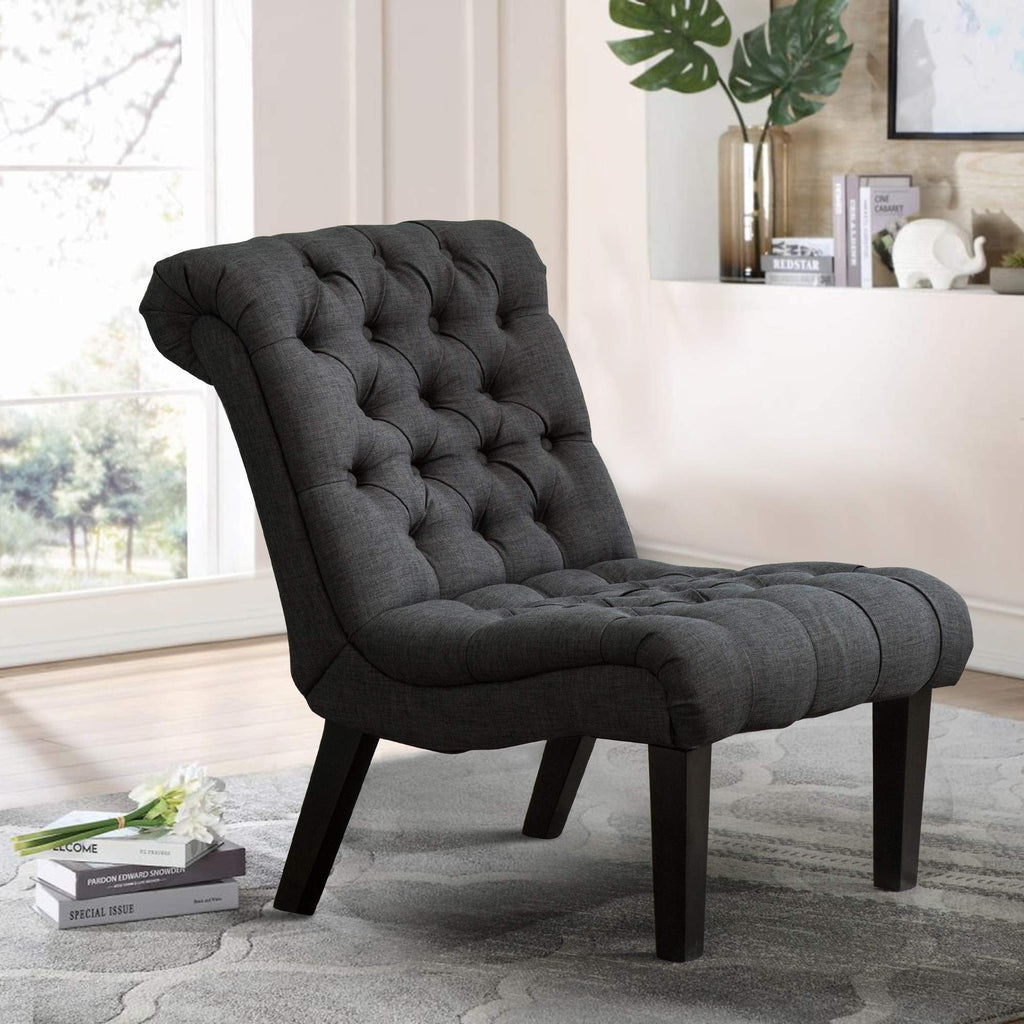 Divano chaise longue imbottito, poltrona decorativa per camera da letto, soggiorno