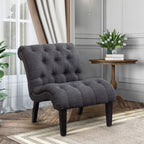 Divano chaise longue imbottito, poltrona decorativa per camera da letto, soggiorno