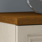 Mobiletto portaoggetti Fairview con ante e ripiani di Bush Furniture - 31,73 L x 12,76 P x 30,71 A