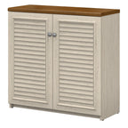 Mobiletto portaoggetti Fairview con ante e ripiani di Bush Furniture - 31,73 L x 12,76 P x 30,71 A