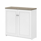 Mobiletto portaoggetti Fairview con ante e ripiani di Bush Furniture - 31,73 L x 12,76 P x 30,71 A