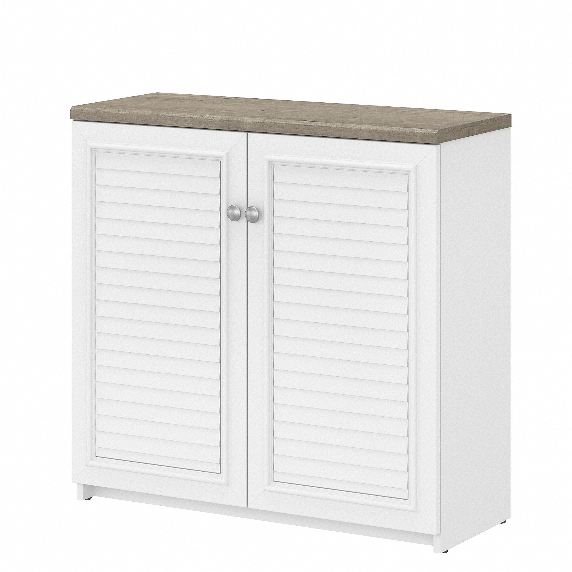 Mobiletto portaoggetti Fairview con ante e ripiani di Bush Furniture - 31,73 L x 12,76 P x 30,71 A