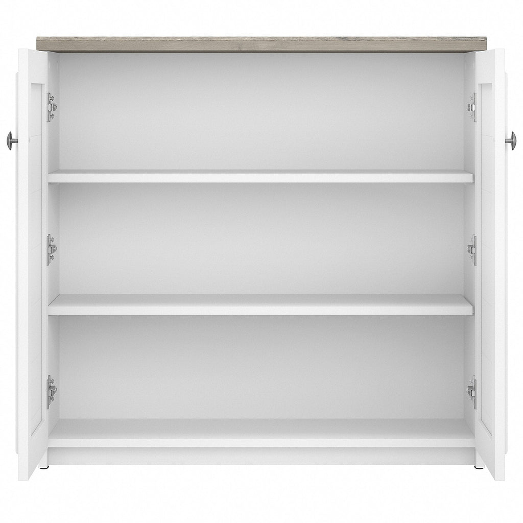 Mobiletto portaoggetti Fairview con ante e ripiani di Bush Furniture - 31,73 L x 12,76 P x 30,71 A