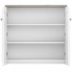 Mobiletto portaoggetti Fairview con ante e ripiani di Bush Furniture - 31,73 L x 12,76 P x 30,71 A