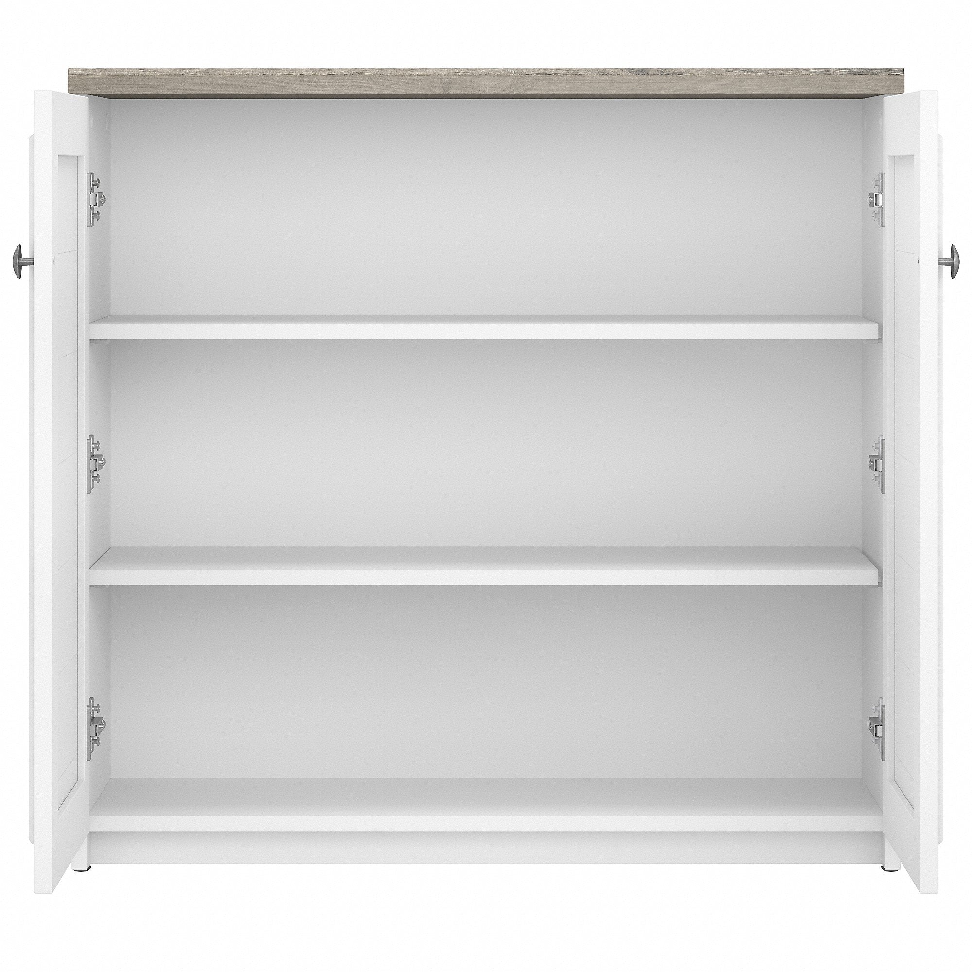 Mobiletto portaoggetti Fairview con ante e ripiani di Bush Furniture - 31,73 L x 12,76 P x 30,71 A