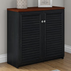 Mobiletto portaoggetti Fairview con ante e ripiani di Bush Furniture - 31,73 L x 12,76 P x 30,71 A