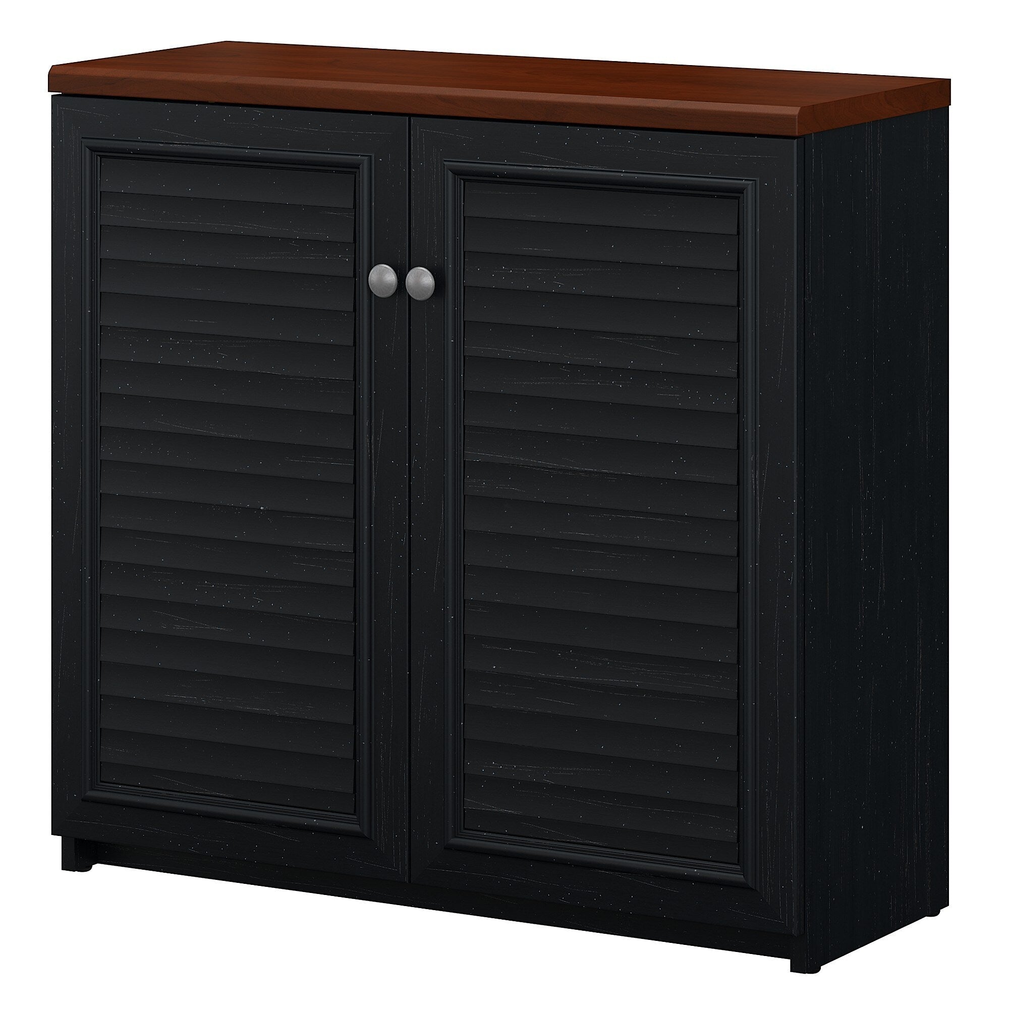 Mobiletto portaoggetti Fairview con ante e ripiani di Bush Furniture - 31,73 L x 12,76 P x 30,71 A
