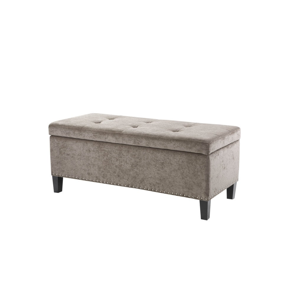 Panca contenitore con piano imbottito e chiusura ammortizzata Madison Park Shandra II