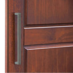 Armadio guardaroba Cosmo a 3 ante in legno massello al 100% di Palace Imports con ante in legno massello o a specchio