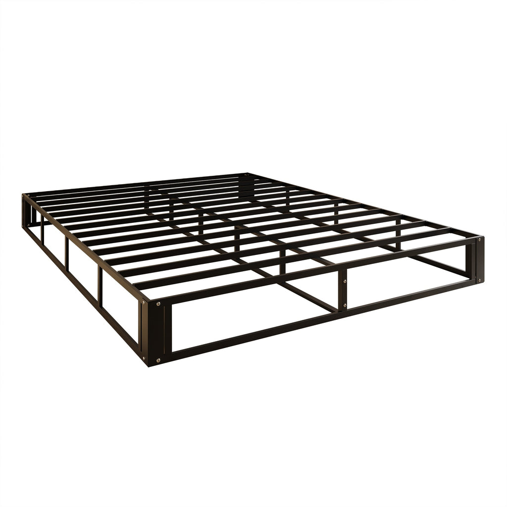 CraftPorch - Letto a molle in metallo rivestito in lino