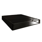 CraftPorch - Letto a molle in metallo rivestito in lino