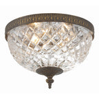 Crystorama 2 luci in cristallo da incasso - 10W x 8H x 10D