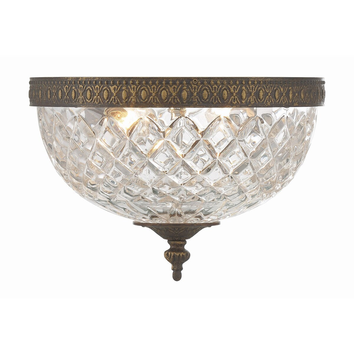 Crystorama 2 luci in cristallo da incasso - 10W x 8H x 10D