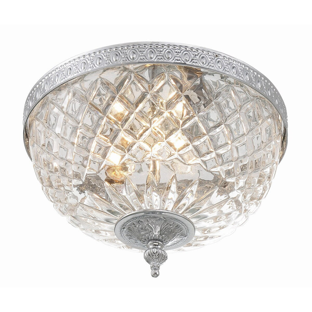 Crystorama 2 luci in cristallo da incasso - 10W x 8H x 10D