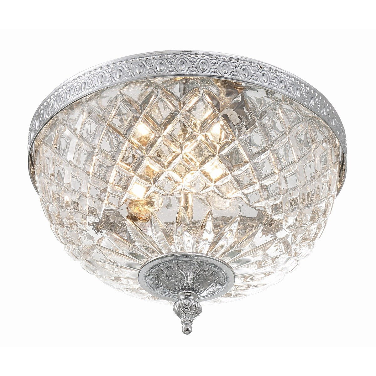 Crystorama 2 luci in cristallo da incasso - 10W x 8H x 10D