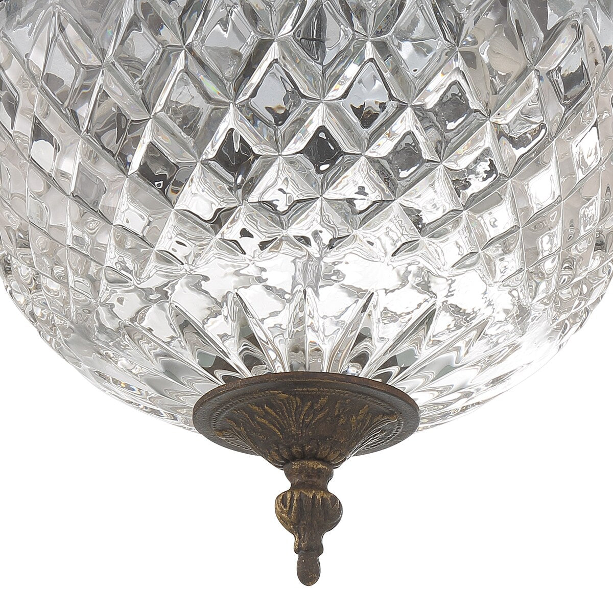 Crystorama 2 luci in cristallo da incasso - 10W x 8H x 10D