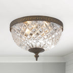 Crystorama 2 luci in cristallo da incasso - 10W x 8H x 10D