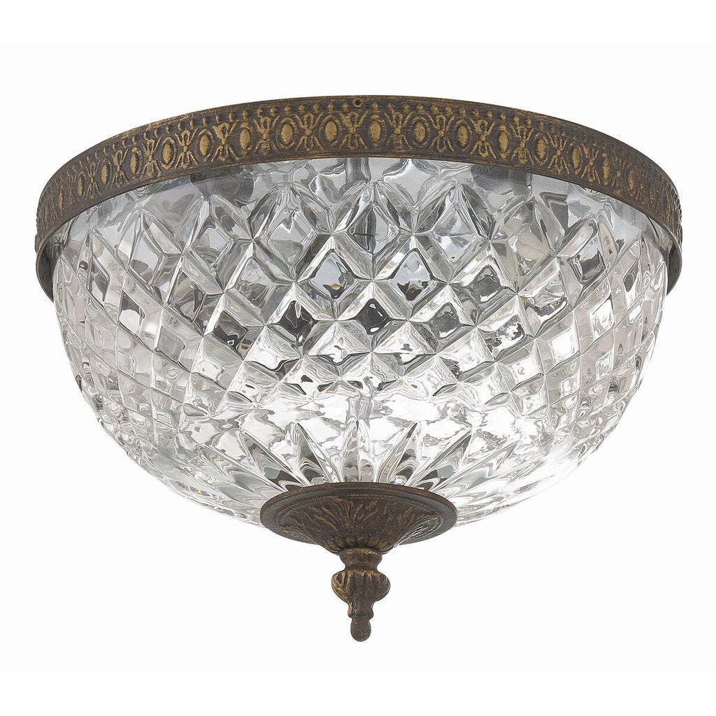 Crystorama 2 luci in cristallo da incasso - 10W x 8H x 10D