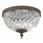 Crystorama 2 luci in cristallo da incasso - 10W x 8H x 10D