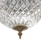 Crystorama 2 luci in cristallo da incasso - 10W x 8H x 10D