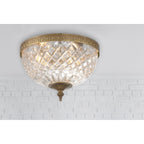 Crystorama 2 luci in cristallo da incasso - 10W x 8H x 10D