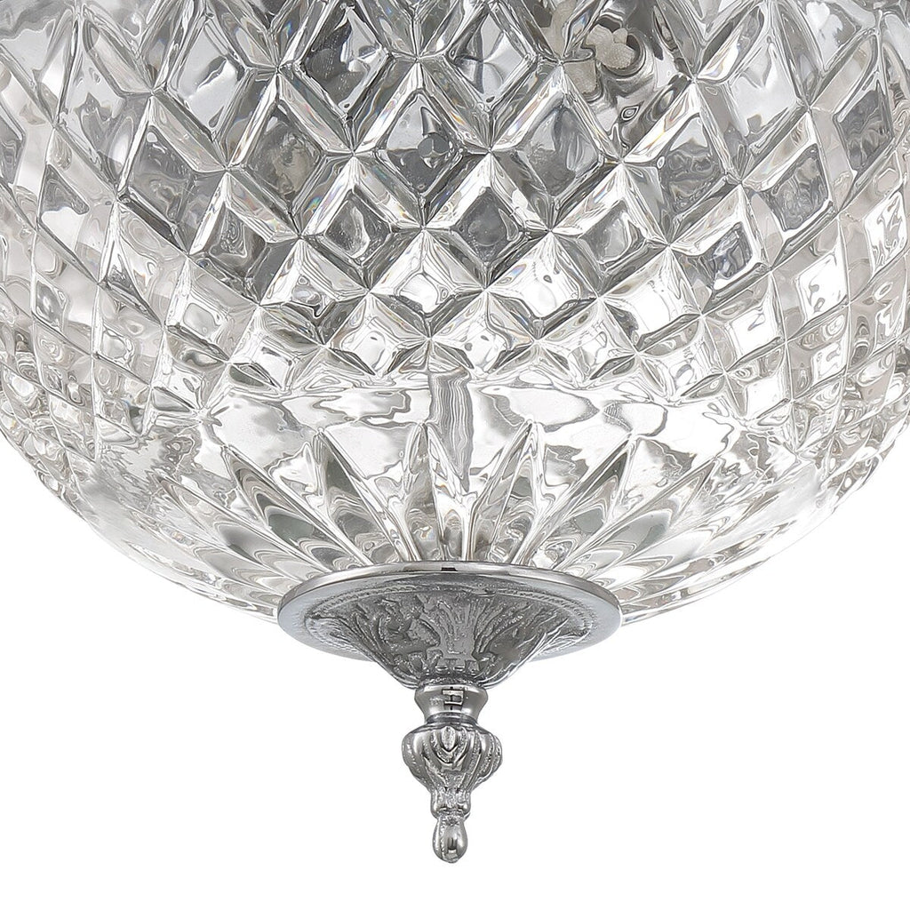 Crystorama 2 luci in cristallo da incasso - 10W x 8H x 10D