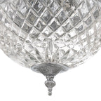 Crystorama 2 luci in cristallo da incasso - 10W x 8H x 10D