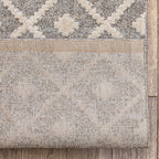 Tappeto moderno per corridoio e scale, modello Runner Harlow Trellis, su misura
