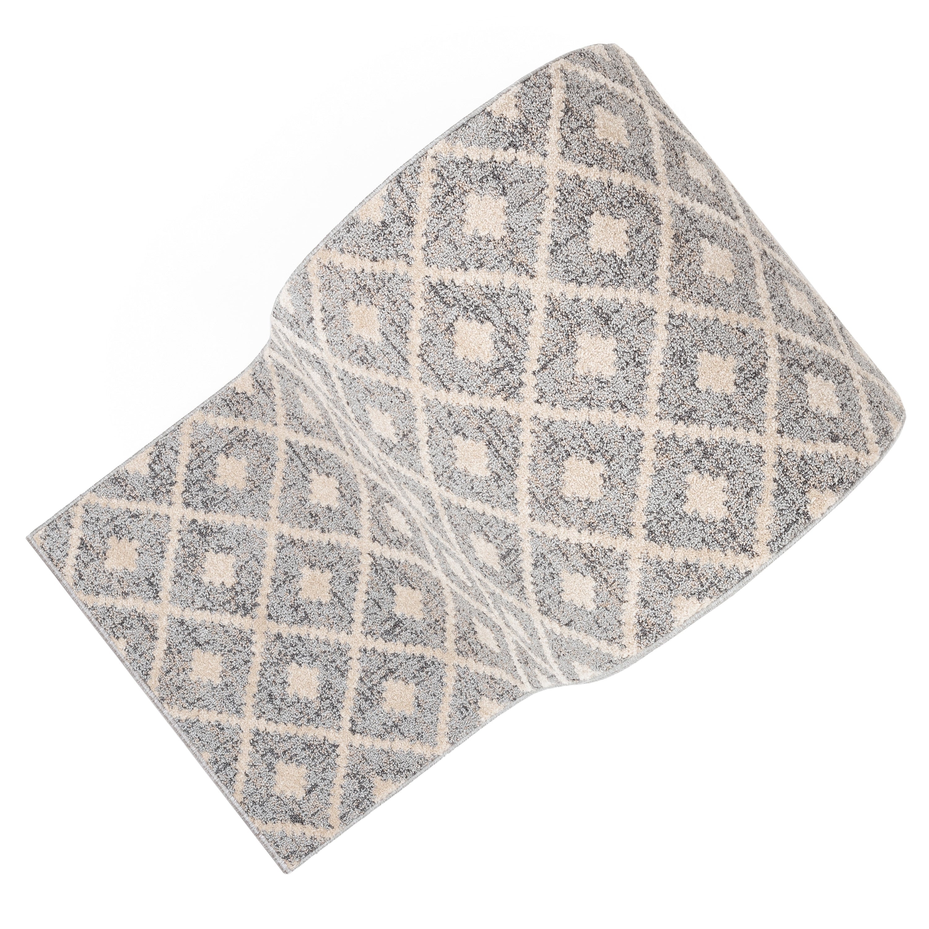 Tappeto moderno per corridoio e scale, modello Runner Harlow Trellis, su misura