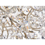 Dalia Elegante lampada da soffitto a 3 luci in cristallo per interni