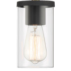 Lampada da bagno moderna Decatur a 6 luci, stile fattoria, nera/oro, con certificazione UL