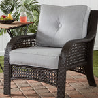 Set di cuscini da esterno Sunbrella Premium da 2 pezzi con seduta profonda