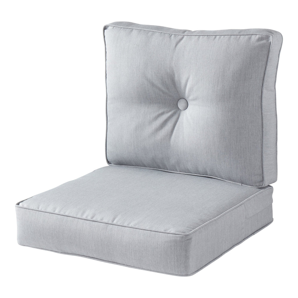 Set di cuscini da esterno Sunbrella Premium da 2 pezzi con seduta profonda