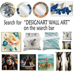 Decorazione murale per molo costiero Designart Pier And Dock Seaside III