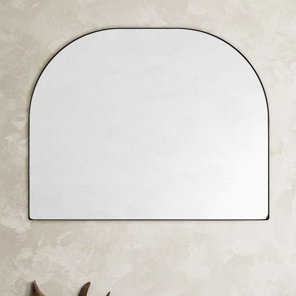 Specchio ad arco grande Dezerae TEHOME per camino, 40'' L x 32'' A