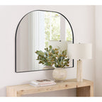 Specchio ad arco grande Dezerae TEHOME per camino, 40'' L x 32'' A
