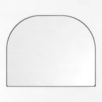 Specchio ad arco grande Dezerae TEHOME per camino, 40'' L x 32'' A