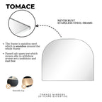 Specchio ad arco grande Dezerae TEHOME per camino, 40'' L x 32'' A