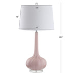 Lampada da tavolo a LED a forma di goccia in vetro Diamante 28.5, rosa (set da 2) di JONATHAN Y
